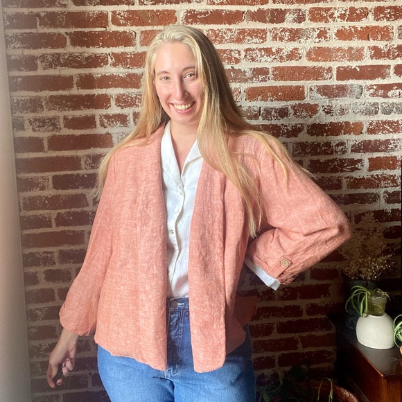Kasper Jackets & Blazers - Kasper linen blazer